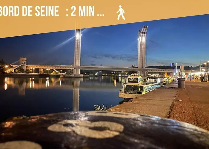 Apartment Seine - Magnifique - Parking Gratuit