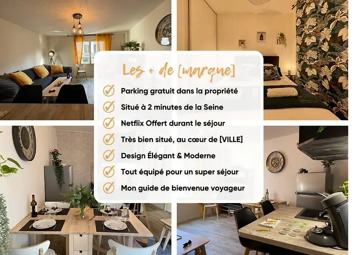 Seine - Magnifique - Parking Gratuit Apartment